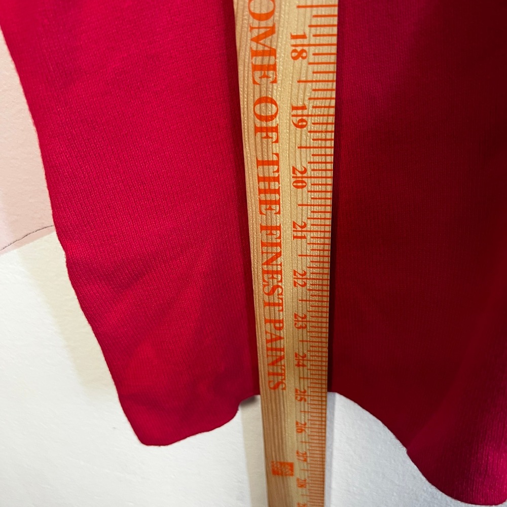 Vintage Talbots Button Up Cardigan Sweater Size Large Hot Pink Short Sleeve - Picture 7 of 8